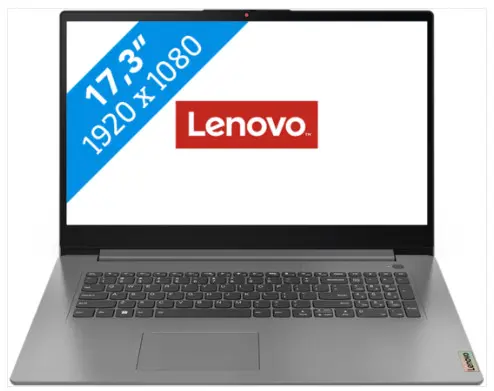 Lenovo IP3 17.3" FHD IPS i5-1235U 8Gb 512Gb SSD Win 11 Grijs